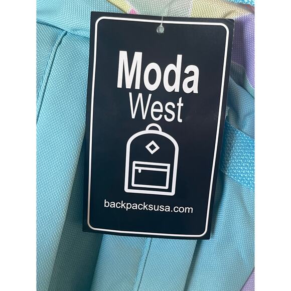 NWT Moda West Kids Colorful Backpack - Picture 4 of 5